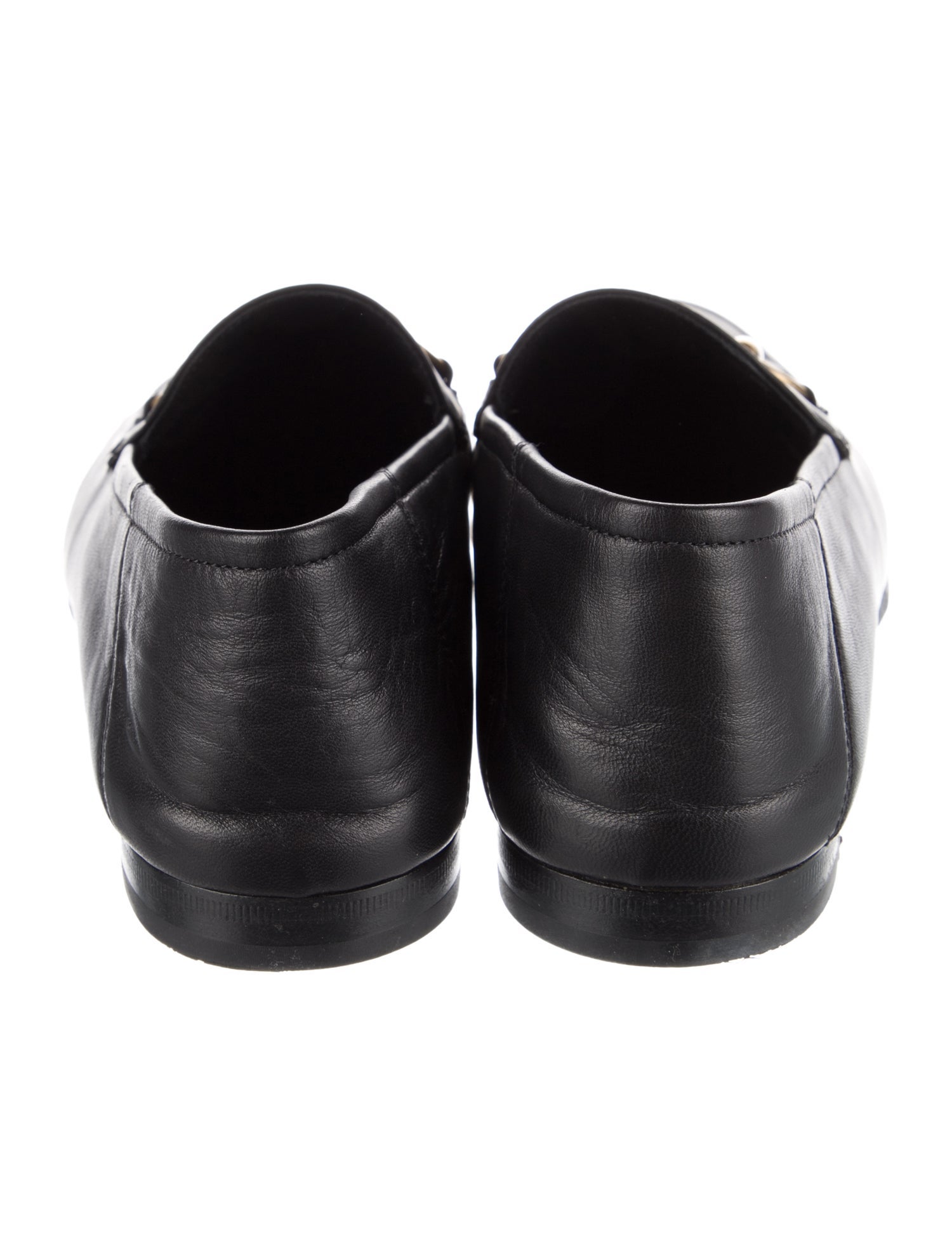 Gucci Horsebit Accent Leather Dress Loafers